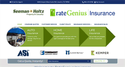 Desktop Screenshot of insurance.rategenius.com